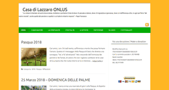 Desktop Screenshot of casadilazzaro.org